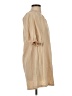 Things Between 100% Cotton Solid Tan Casual Dress Size S - photo 4