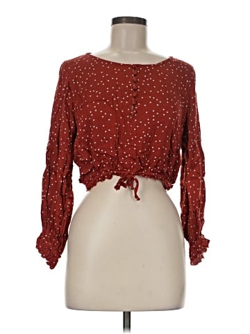 Olivaceous Long Sleeve Blouse (view 1)