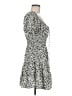Blush Animal Print Gray Cocktail Dress Size M - photo 4