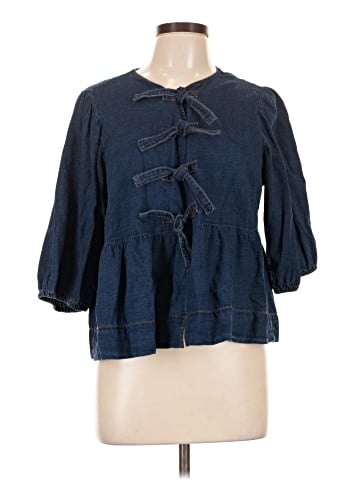 Velvet Heart 3/4 Sleeve Blouse (view 1)