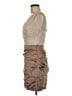 Express 100% Polyester Tan Cocktail Dress Size 6 - photo 5