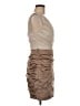 Express 100% Polyester Tan Cocktail Dress Size 6 - photo 4