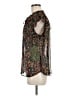 Chenault 100% Polyester Black Short Sleeve Blouse Size M - photo 5