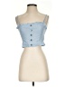 Olivaceous Blue Sleeveless Blouse Size S - photo 1