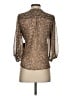 Veronica M. 100% Polyester Brown 3/4 Sleeve Blouse Size S - photo 2