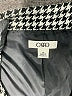 Cato 100% Acrylic Houndstooth Gray Jacket Size 14 - photo 6
