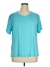 Bcg 100% Polyester Teal Short Sleeve T-Shirt Size 1X - photo 1