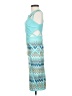 Wow Couture Graphic Teal Cocktail Dress Size S - photo 5