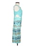 Wow Couture Graphic Teal Cocktail Dress Size S - photo 4