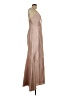 Alfred Sung 100% Polyester Metallic Tan Cocktail Dress Size 12 - photo 4