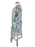 Jessica Simpson Paisley Blue Casual Dress Size Med - Lg - photo 5
