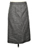 Garnet Hill Chevron-herringbone Gray Formal Skirt Size 4 - photo 1