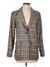 Greylin Plaid Gray Blazer Size S - photo 1