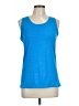 lucy Blue Sleeveless T-Shirt Size L - photo 1