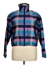 Doncaster Collection 100% Silk Plaid Purple Track Jacket Size 14 - photo 1