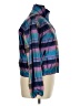 Doncaster Collection 100% Silk Plaid Purple Track Jacket Size 14 - photo 4