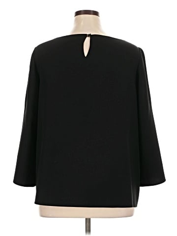 Lafayette 148 New York 3/4 Sleeve Top (view 2)