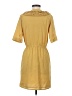 Ark & Co. 100% Polyester Yellow Casual Dress Size S - photo 2