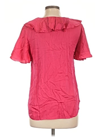 Trina Turk Short Sleeve Silk Top (view 2)