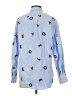 Current/Elliott Print Blue Long Sleeve Button-Down Shirt Size Sm (1) - photo 2