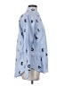 Current/Elliott Print Blue Long Sleeve Button-Down Shirt Size Sm (1) - photo 4