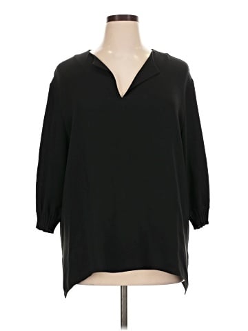 Lafayette 148 New York 3/4 Sleeve Blouse (view 1)