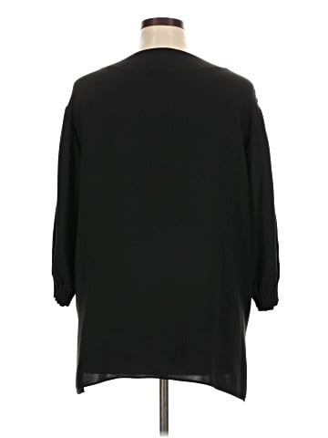 Lafayette 148 New York 3/4 Sleeve Blouse (view 2)