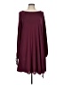 Context 100% Polyester Solid Burgundy Casual Dress Size L - photo 1