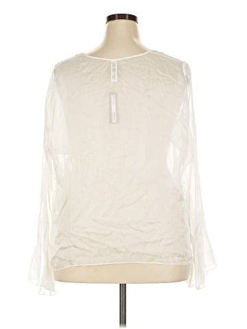 SKIMS Long Sleeve Silk Top (view 2)