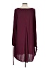 Context 100% Polyester Solid Burgundy Casual Dress Size L - photo 2