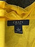 Chaps 100% Cotton Yellow Sleeveless Blouse Size L - photo 7