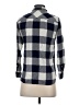 J.Crew Checkered-gingham Blue 3/4 Sleeve Button-Down Shirt Size 0 (petite) - photo 2