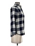 J.Crew Checkered-gingham Blue 3/4 Sleeve Button-Down Shirt Size 0 (petite) - photo 4