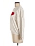 Just Fab Hearts Ivory Sweatshirt Size L - photo 5