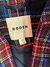 Boden 100% Polyester Plaid Blue Blazer Size 10 - photo 6