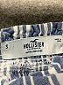 Hollister 100% Viscose Stripes Blue Shorts Size S - photo 3