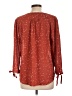 Fun2Fun 100% Polyester Red Long Sleeve Blouse Size L - photo 2