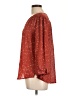 Fun2Fun 100% Polyester Red Long Sleeve Blouse Size L - photo 5