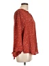 Fun2Fun 100% Polyester Red Long Sleeve Blouse Size L - photo 4