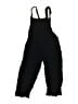 Unbranded 100% Rayon Black Snow Pants With Bib Size 130 cm / US 8 - photo 2