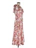 Entro 100% Polyester Floral Pink Casual Dress Size M - photo 4