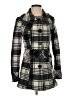 Poetry Clothing 100% Polyester Plaid Ivory Coat Size S - photo 1