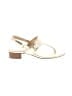MICHAEL Michael Kors Gold Ivory Sandals Size 7 1/2 - photo 1