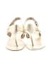 MICHAEL Michael Kors Gold Ivory Sandals Size 7 1/2 - photo 2