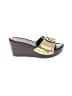 Tory Burch Gold Wedges Size 7 1/2 - photo 1
