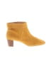 Lucky Brand 100% Leather Yellow Ankle Boots Size 10 - photo 1