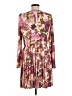 Leith 100% Polyester Floral Purple Casual Dress Size M - photo 2
