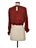 Olivaceous Burgundy Long Sleeve Blouse Size M - photo 2