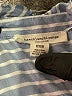 BeachLunchLounge Stripes Blue 3/4 Sleeve Button-Down Shirt Size M - photo 7