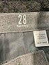 Purnell Chevron-herringbone Gray Shorts Size 28 waist - photo 3